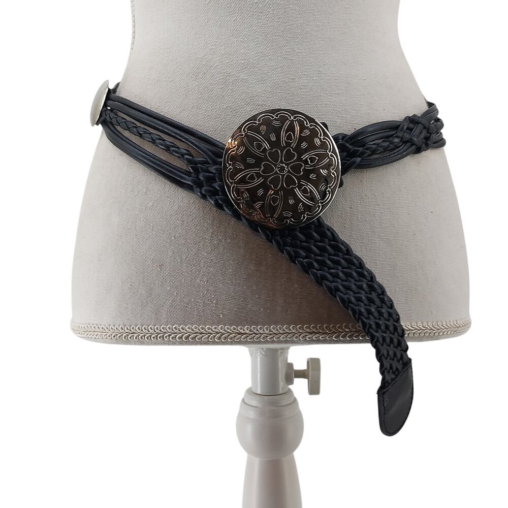 Western Concho Boho Hip Belt Hammered Conchos Medallion OS